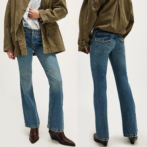 Free People x Yellowstone Flora Low-Rise Bootcut Jeans NWT
